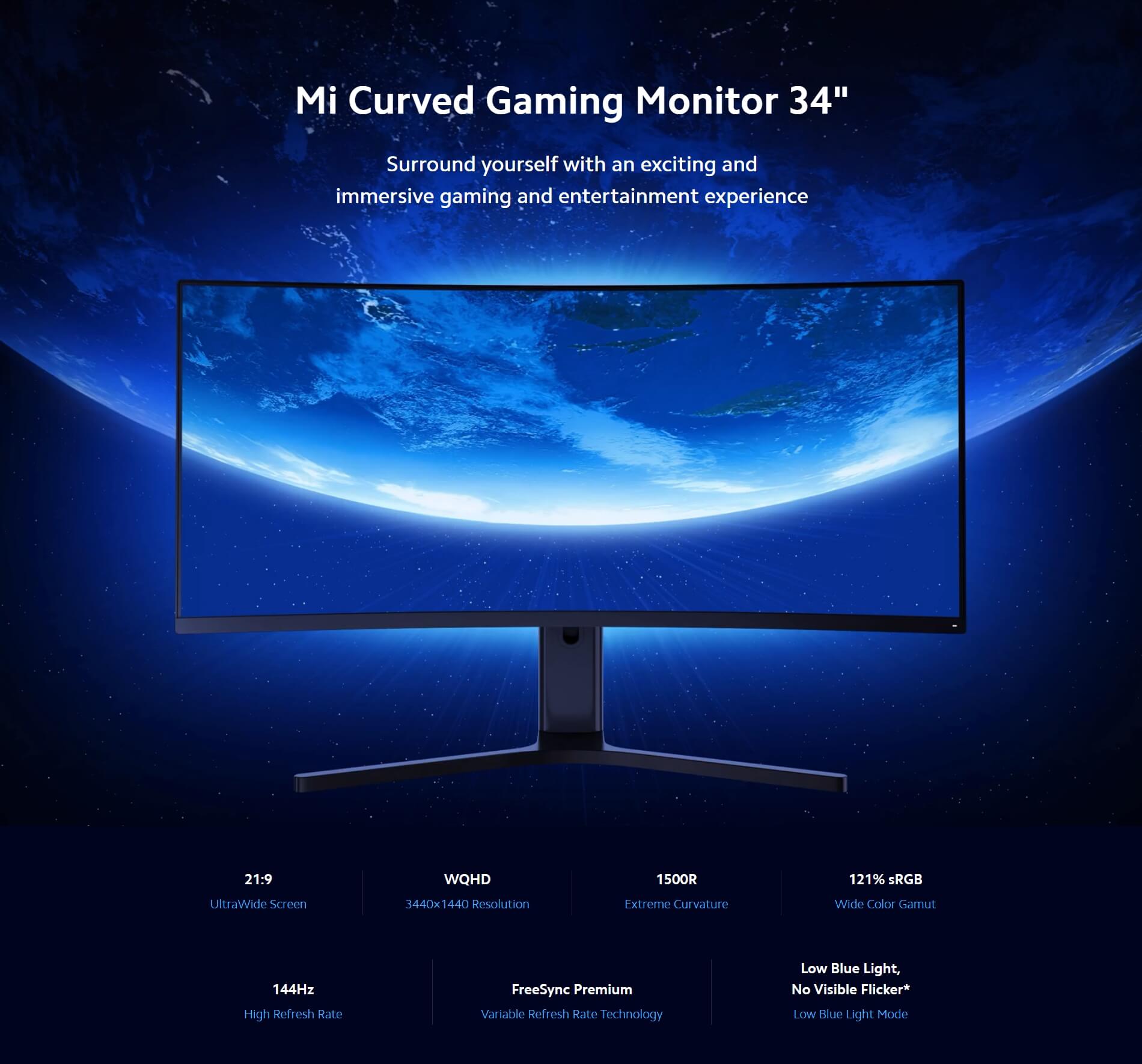 Xiaomi Mi Curved Gaming Monitor 34" Wholesale