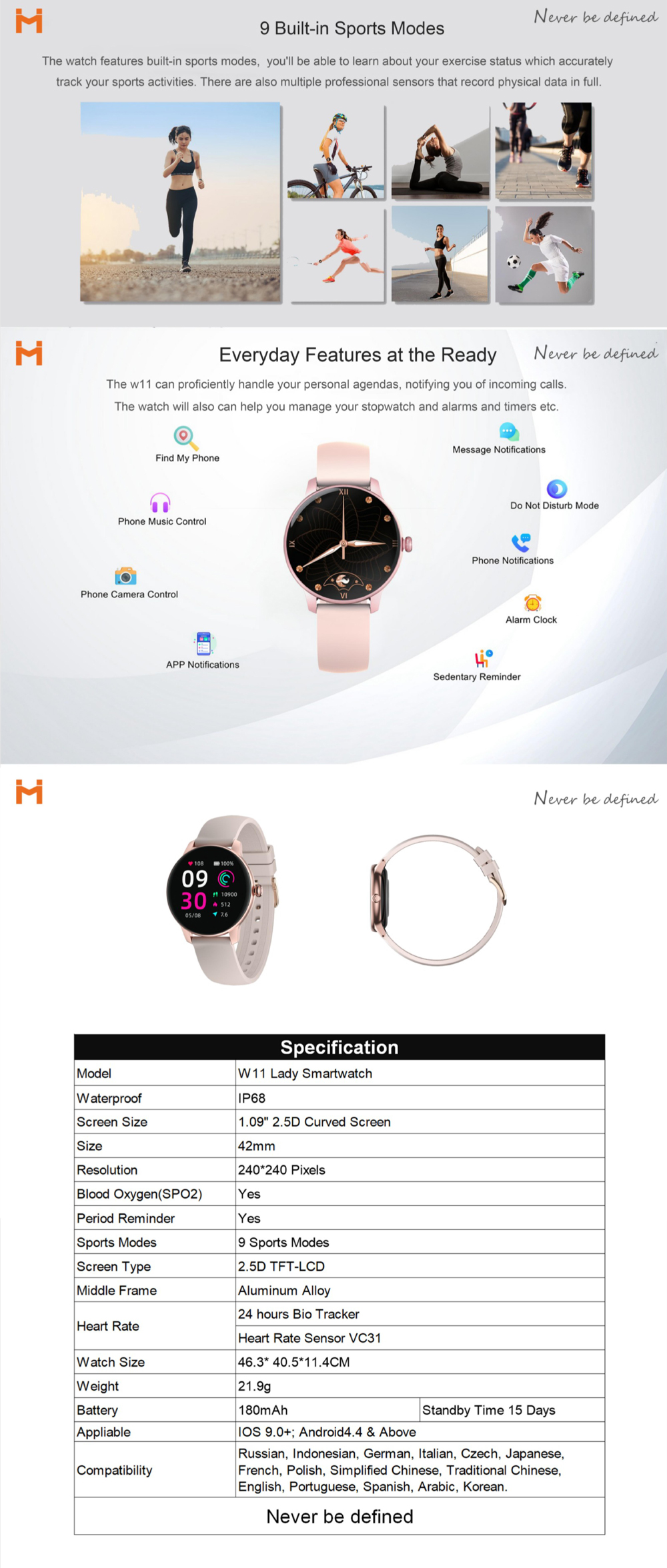 IMILAB Smart Watch W11