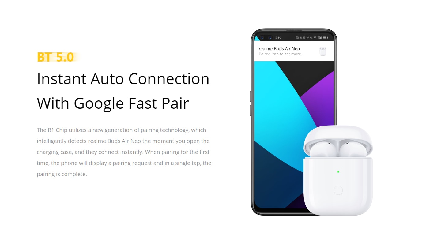 Realme Buds Air Neo TWS Bluetooth 5.0 Earphone Wholesale