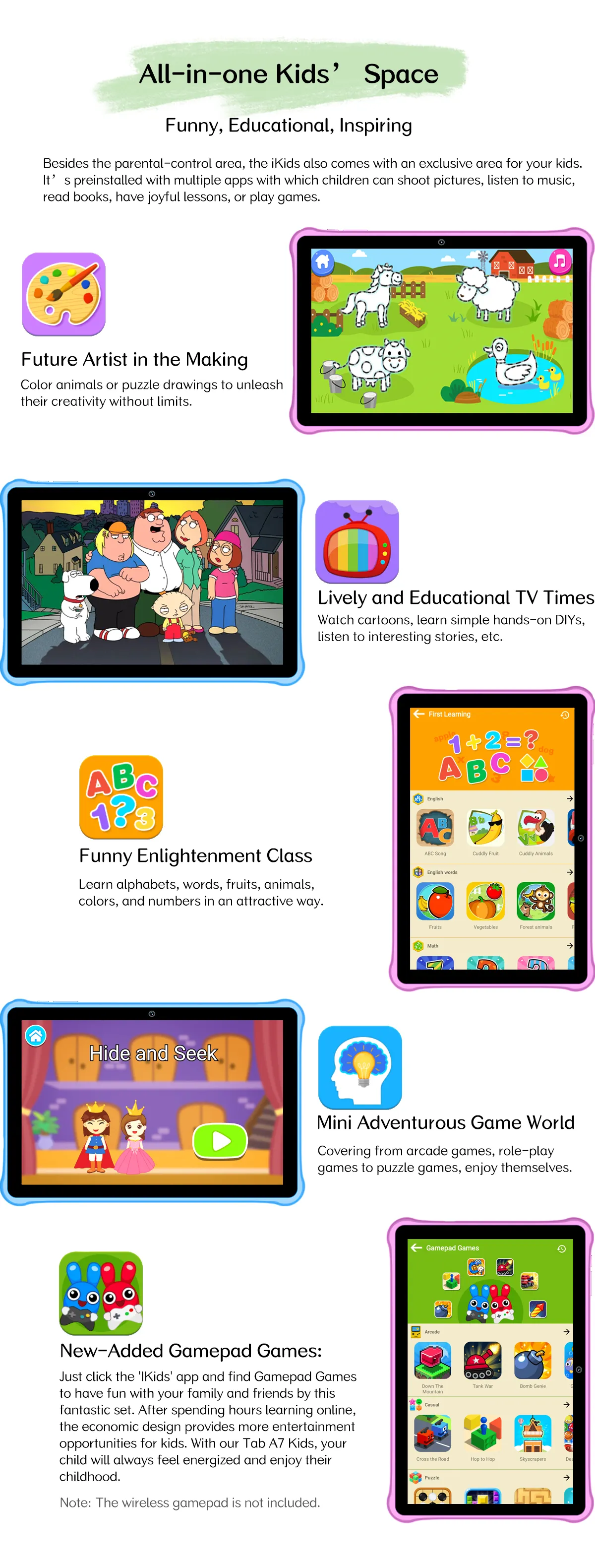 Blackview Tab A7 Kids Tablets Study Tablet PC