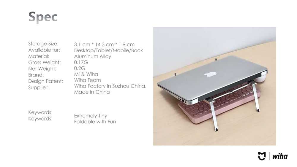 Xiaomi Wiha Pocket Tablet Stand