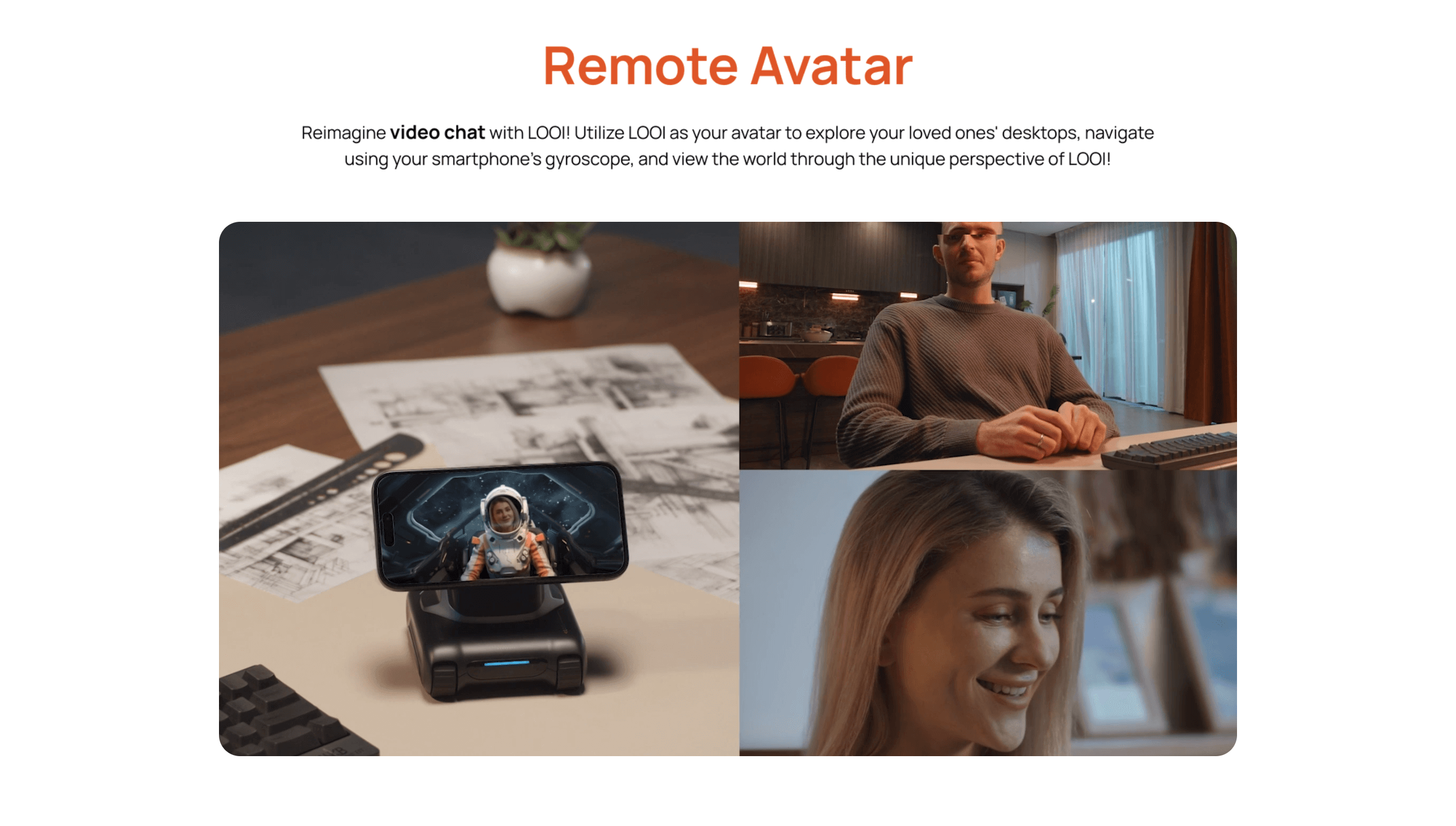 LOOI Robot-Turn Your Smartphone into a Desktop Robot