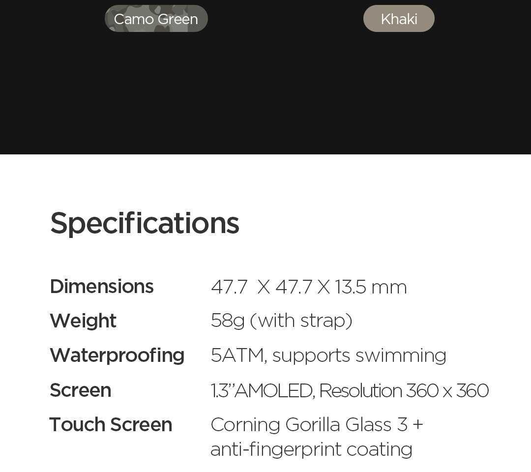 Xiaomi Amazfit T rex Smart Watch