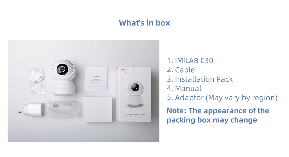IMILAB C30 2.5K WiFi Indoor Camera
