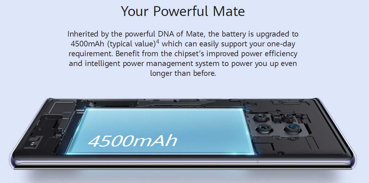 华为Mate 30 Pro 5G版本6.53英寸40MP四方后置摄像头8GB 256GB NFC 4500mAh无线充电麒麟990 5G八核Core 5G智能手机 Huawei Mate 30 Pro
