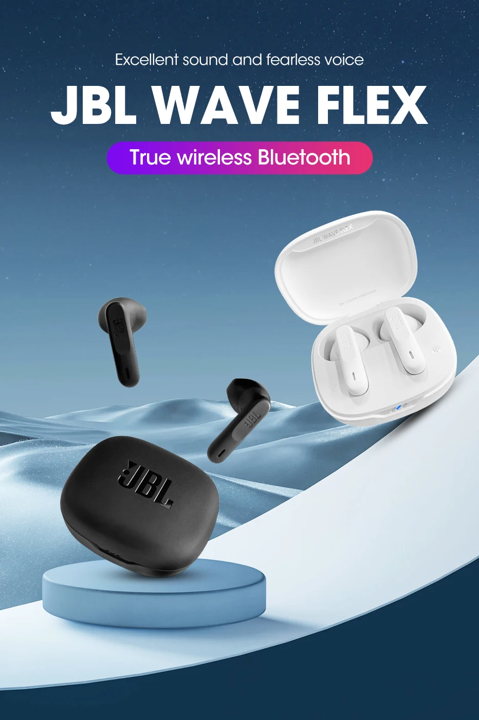 JBL Wave Flex True Wireless Bluetooth Earphone