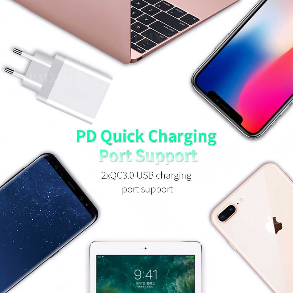 روكاس Xiaomi 2 Port USB QC 30 36W Fast Charger