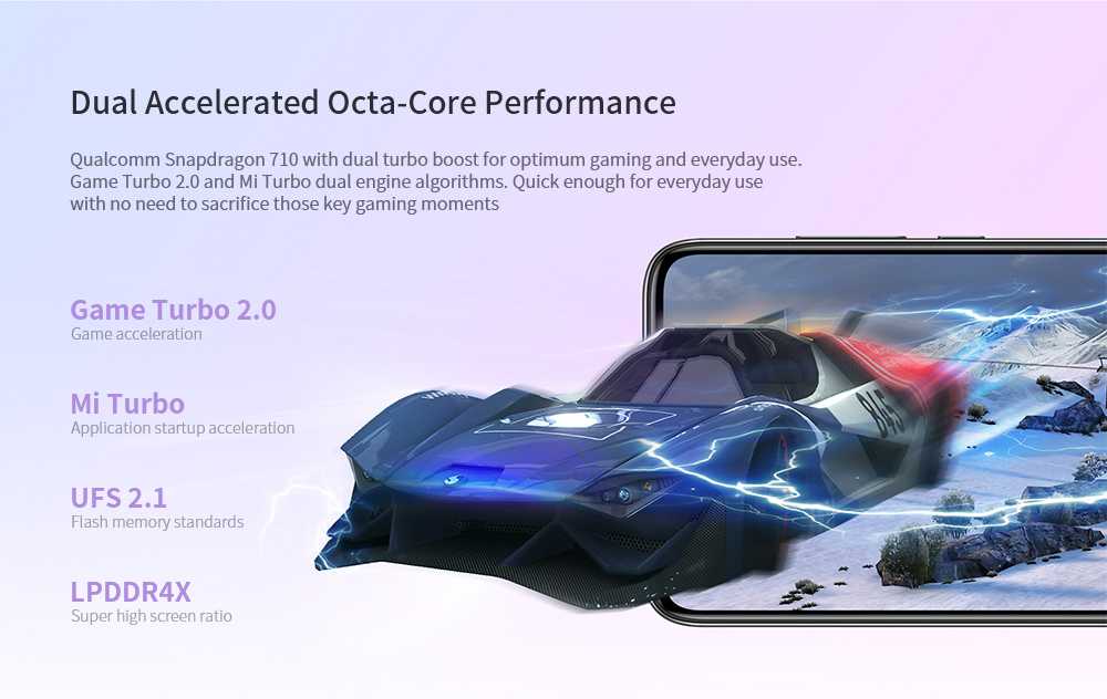 Xiaomi Mi 9 Lite 4G Phablet 6.39 بوصة MIUI 10 Qualcomm Snapdragon 710 ثماني النواة 2.2 جيجا هرتز 6 جيجا بايت رام 64 جيجا بايت روم 48.0 ميجابكسل + 8.0 ميجابكسل + 2.0 ميجابكسل كاميرا خلفية بطارية 4030 مللي أمبير في الساعة Xiaomi 9 Lite Smartphone Wholesale