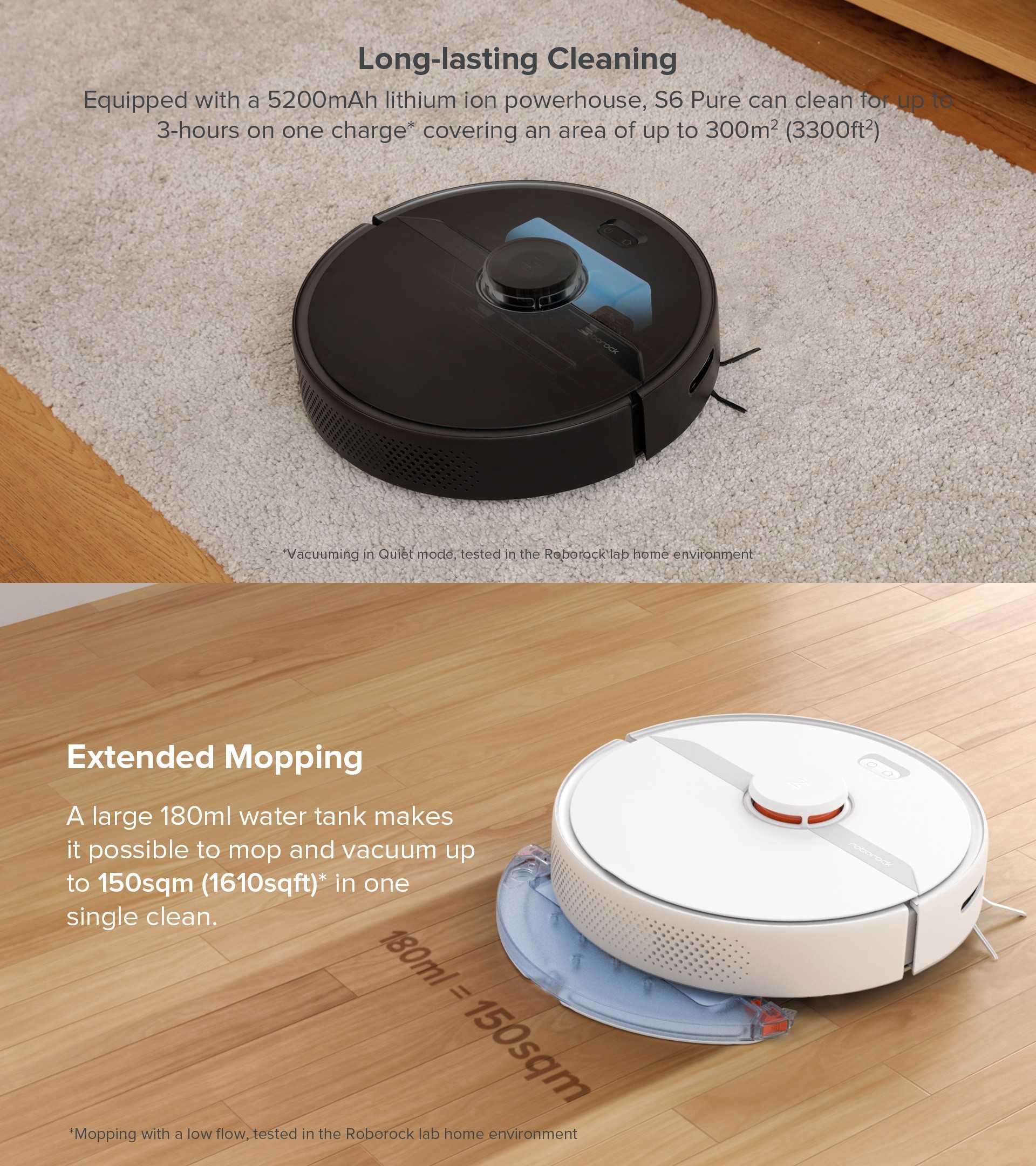 XiaoMi Youpin Roborock S6 Pure Robot Vacuum Cleaner Wholesale