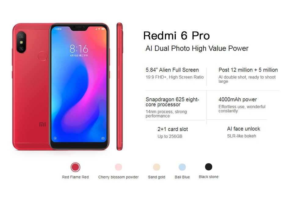 Xiaomi Redmi 6 Pro