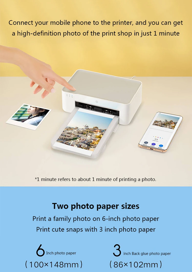 Xiaomi Instant Photo Printer 1S Set