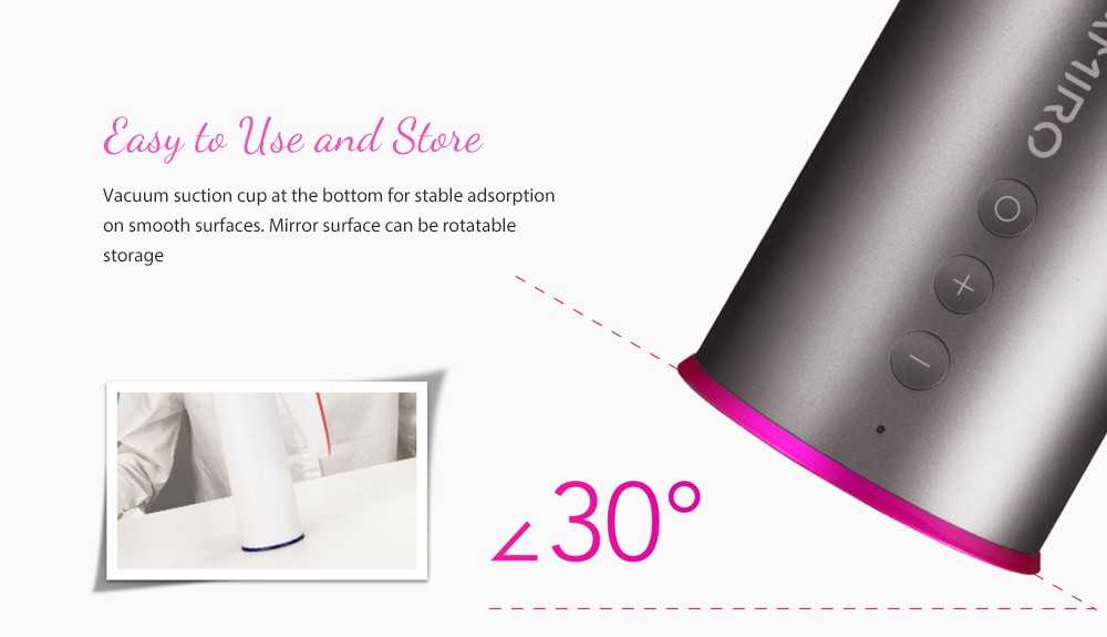 Espejo de maquillaje con sensor inteligente con luz LED AMIRO de Xiaomi youpin AMIRO LED Lighted Smart Sensor Makeup Mirror from Xiaomi youpin