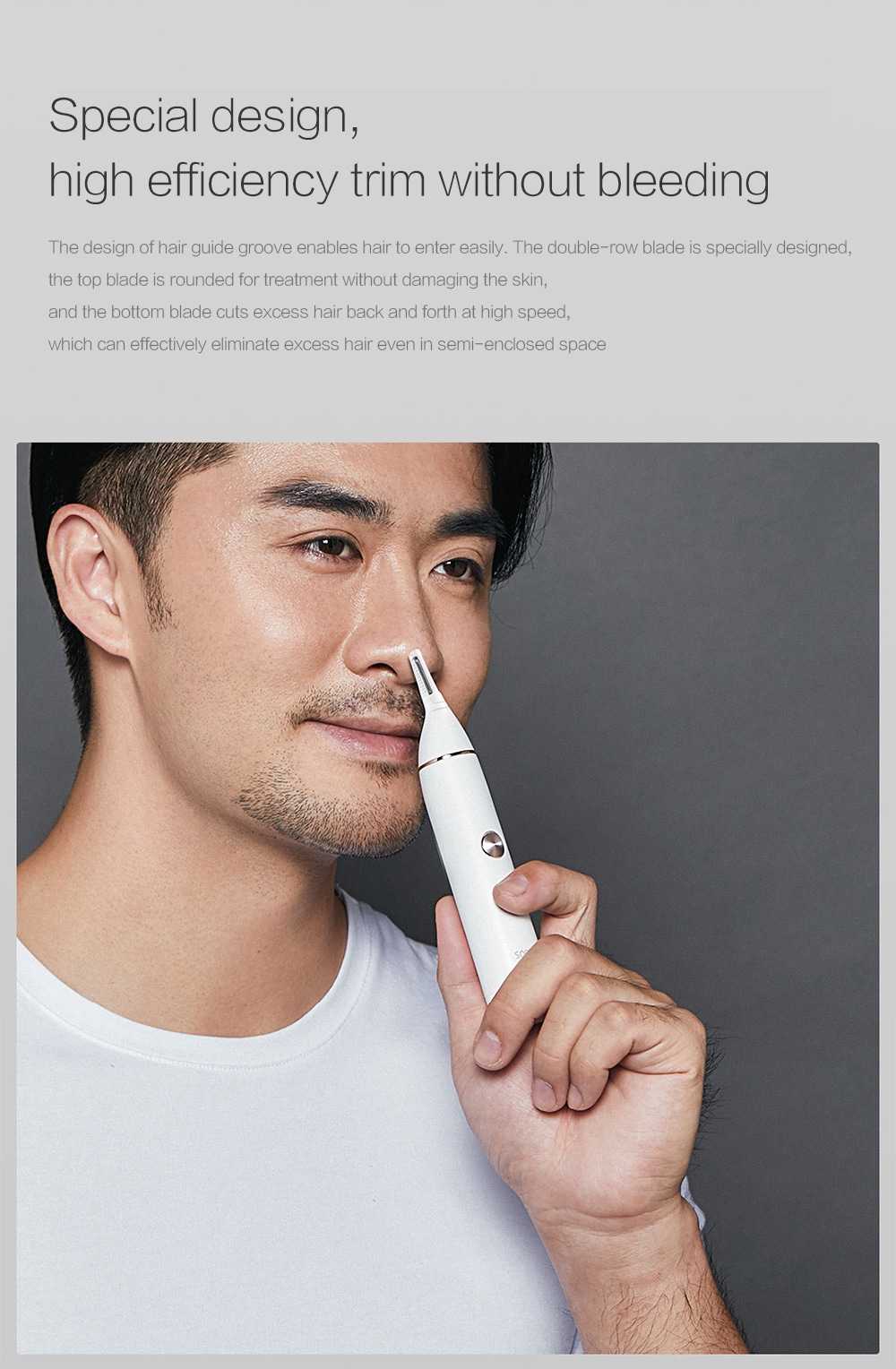 SOOCAS Nose Hair Trimmer N1