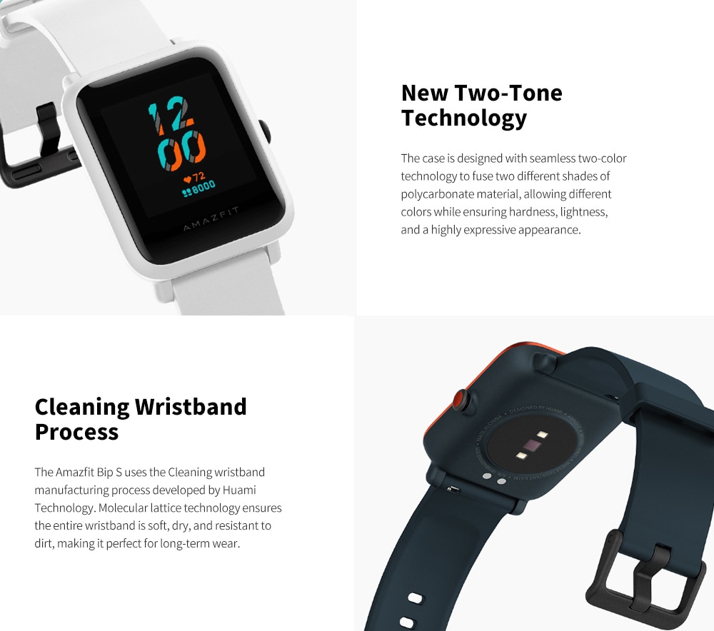 Amazfit BIP S Smartwatch Acabamento Requintado Amazfit Bip S Smart Watch Wholesale