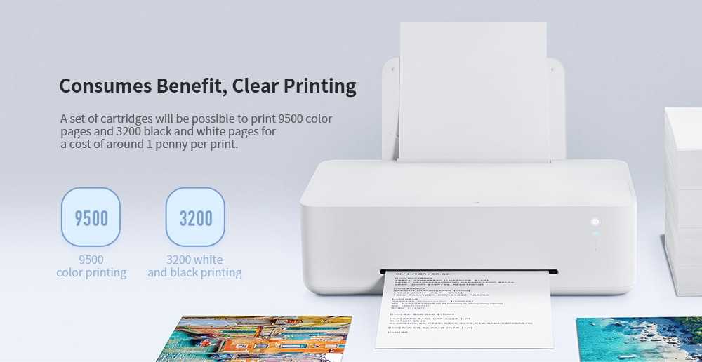 Xiaomi Mijia Mi Inkjet Printer 1.2GHz Quad Core