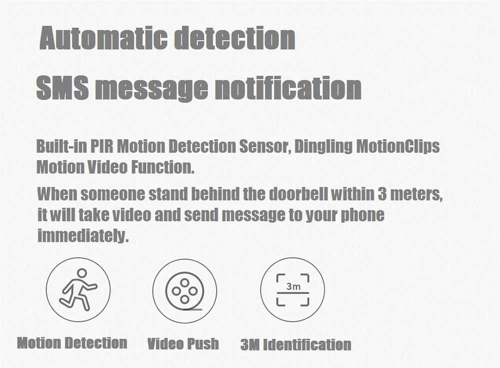 Xiaomi AI Face Identification 720P Video Doorbell Set