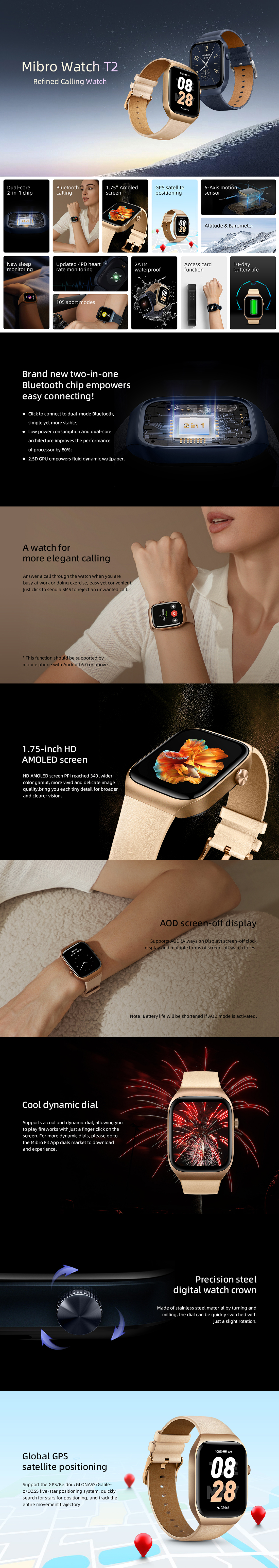 Mibro Watch T2 Smartwatch