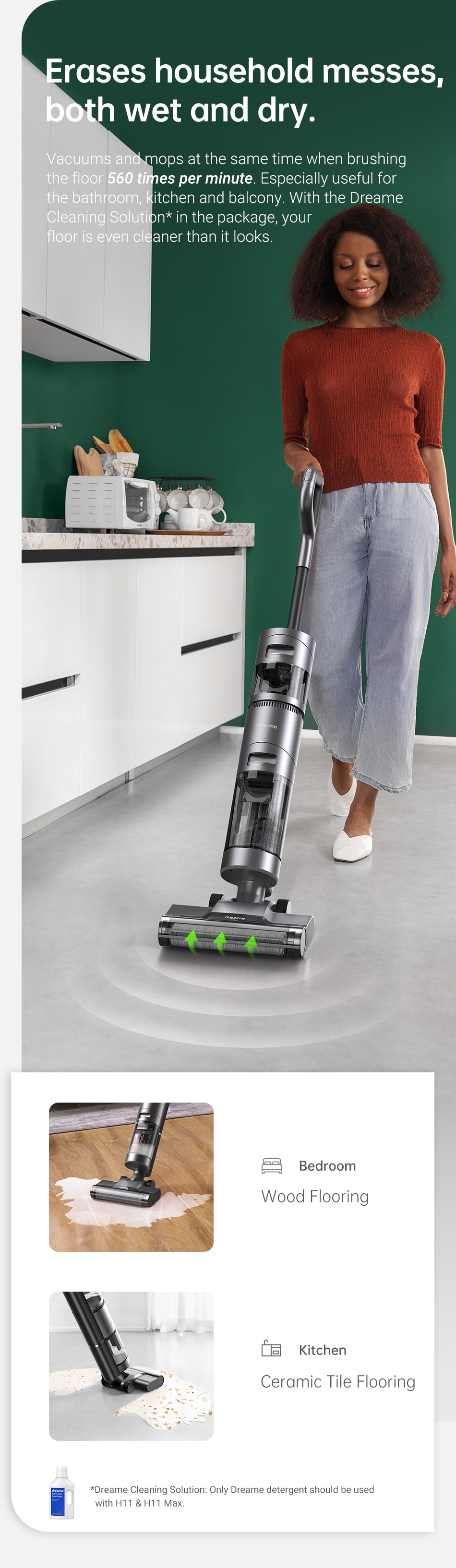 Dreame H11 Max Wireless Wet and Dry Smart Vacuum Cleaner