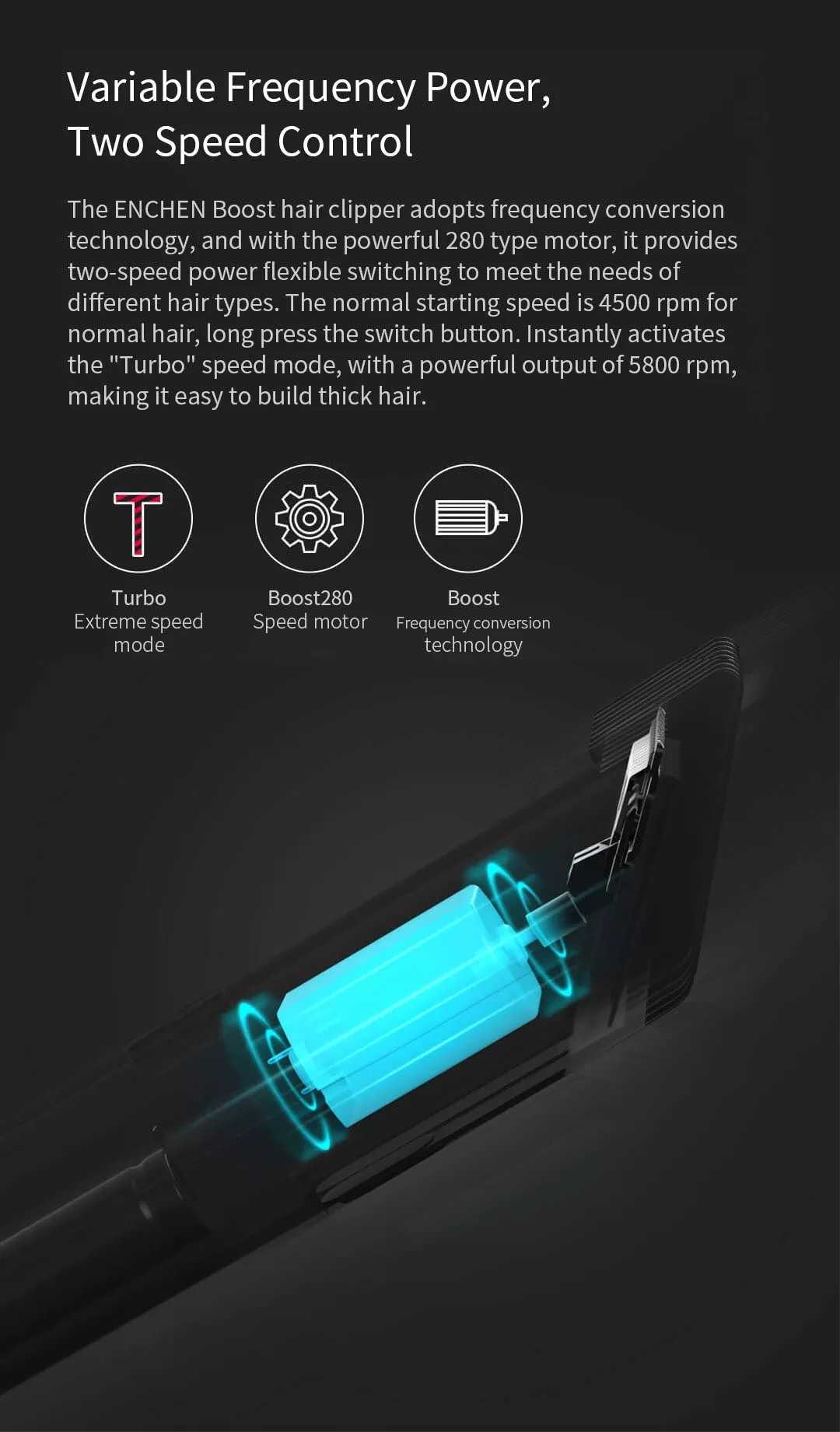 Xiaomi Enchen Sharp Hair Trimmer