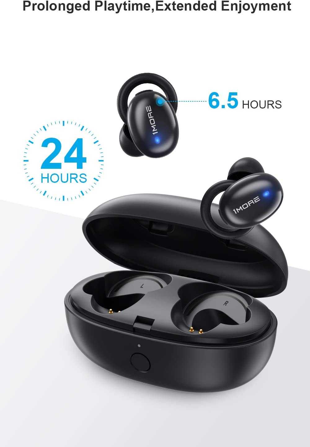 1MORE Stylish True Wireless Headphones I BlackGreenPinkGold