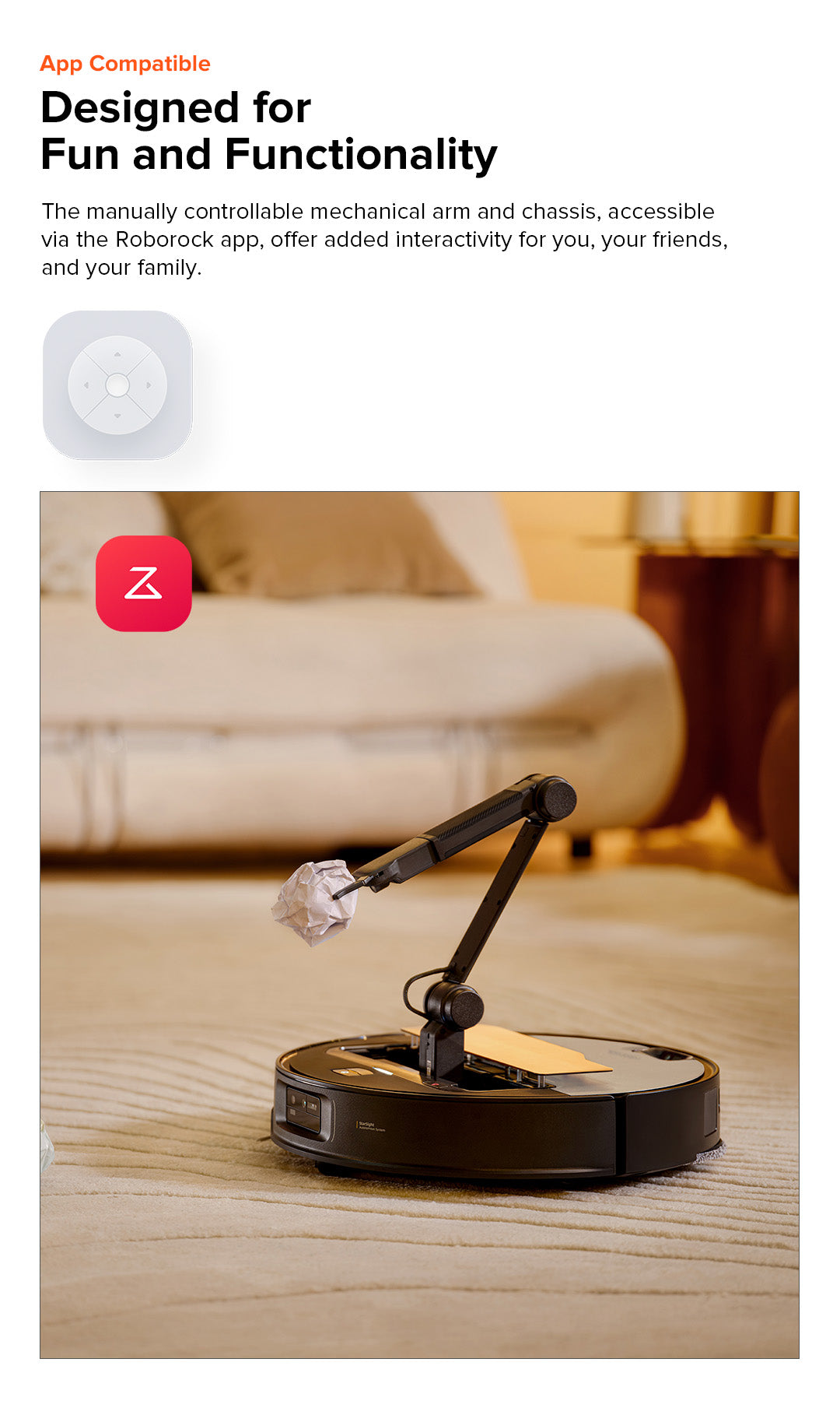 Roborock Saros Z70 Robotic Vacuum