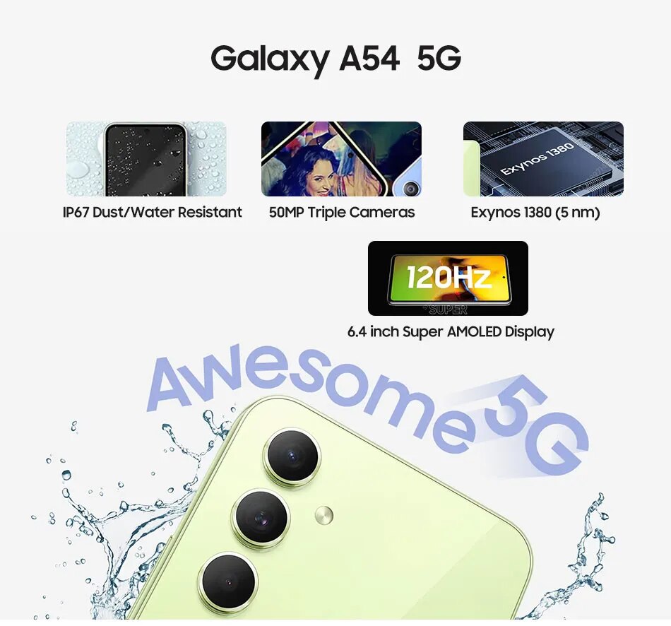 Samsung Galaxy A54 5G Smartphone