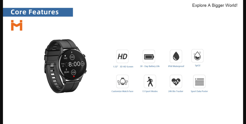 IMILAB Smart Watch W12