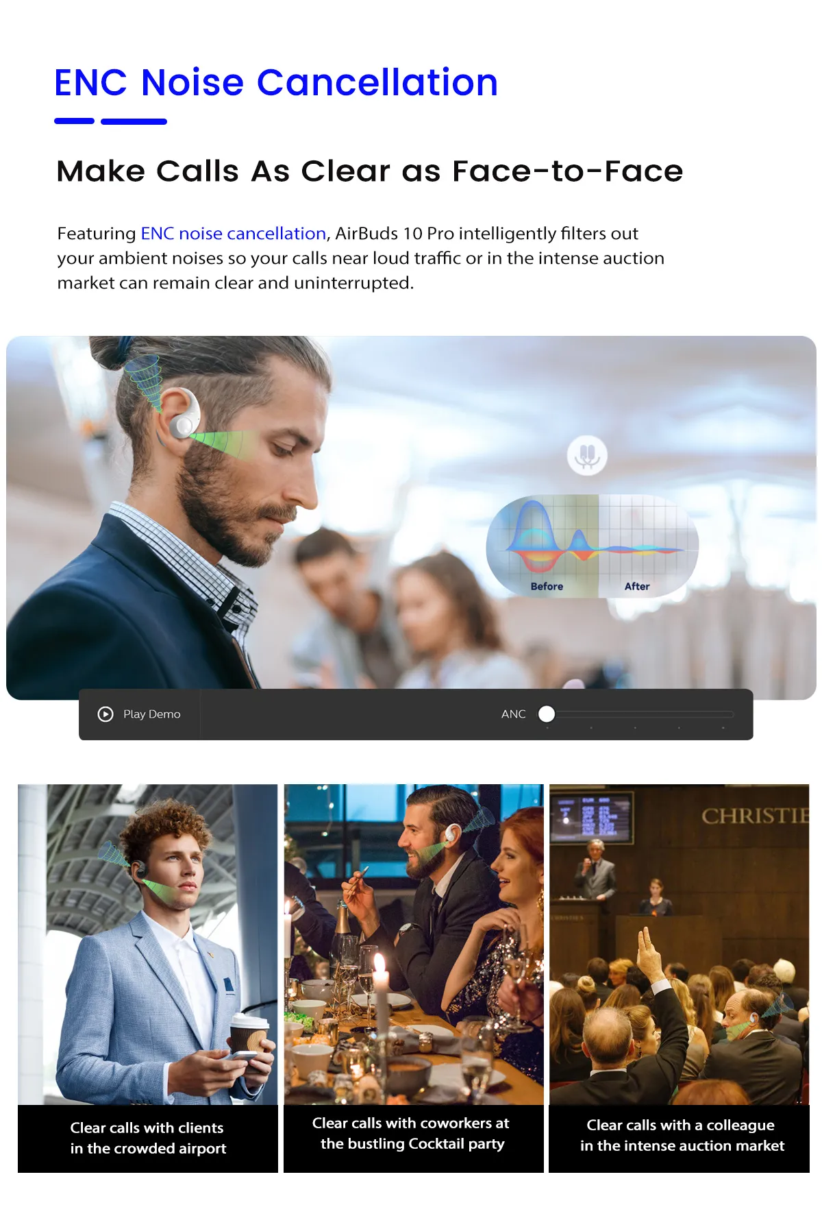 Blackview AirBuds 10 Pro Outdoor & Sport TWS Earbuds