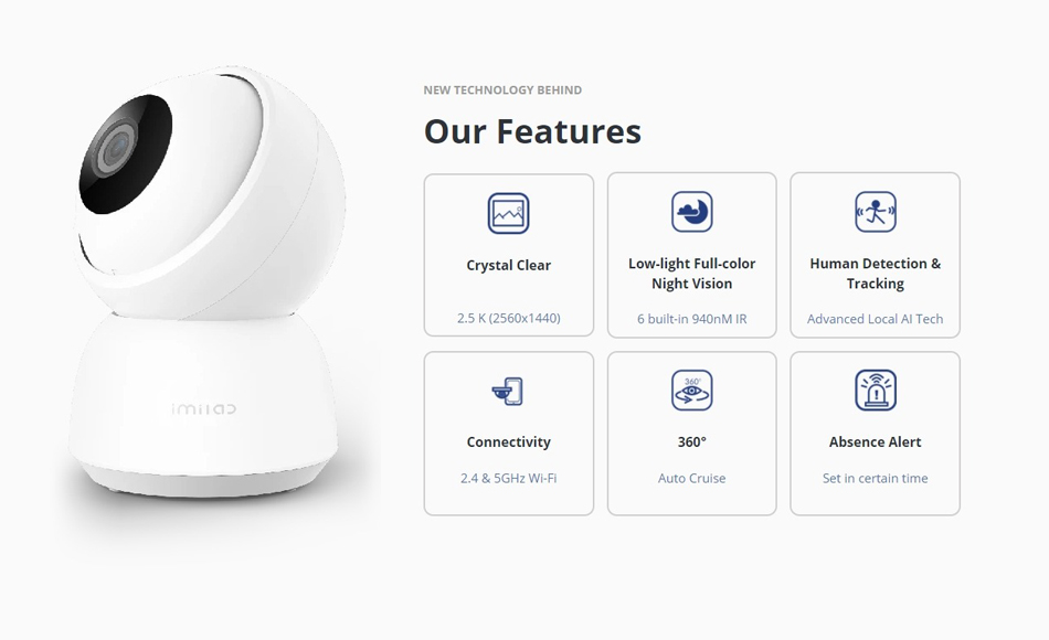IMILAB C30 2.5K WiFi Indoor Camera