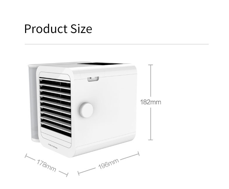Microhoo Mini Portable Air Conditioner Water Cooling Fan Wholesale