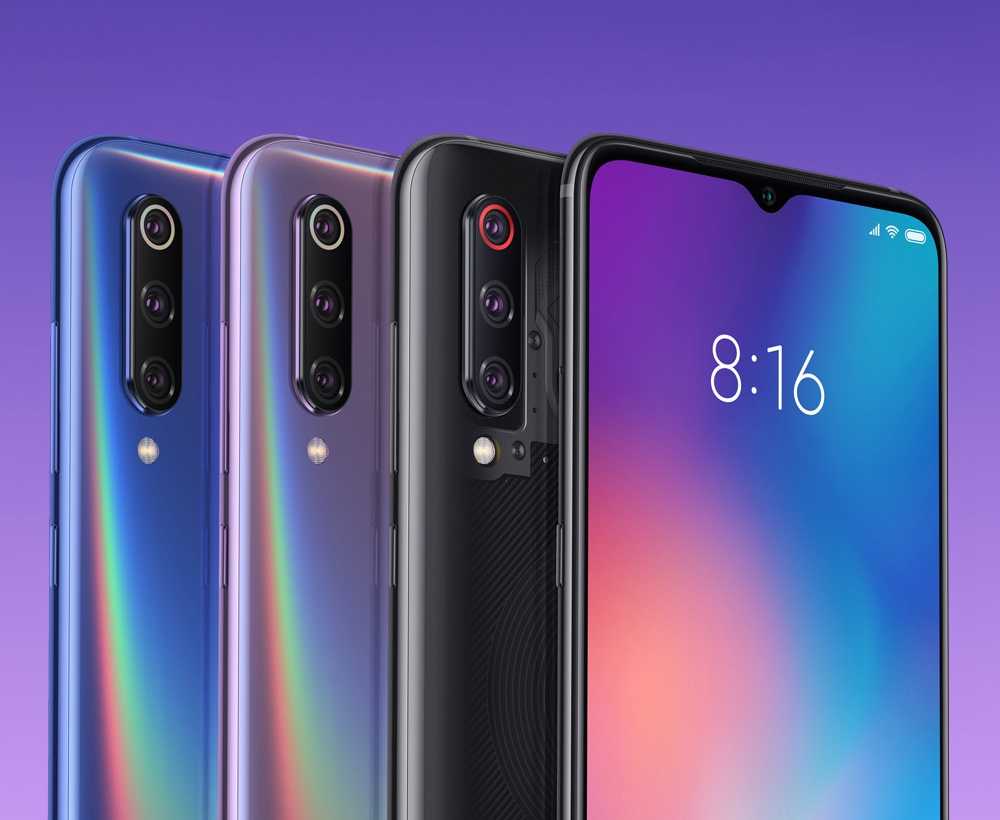 Xiaomi Mi 9 6.39 Inch 4G LTE Smartphone Snapdragon 855 6GB 128GB 48.0MP+12.0MP+16.0MP Triple Rear Cameras MIUI 10 In-display Fingerprint NFC Fast Charge - Gray