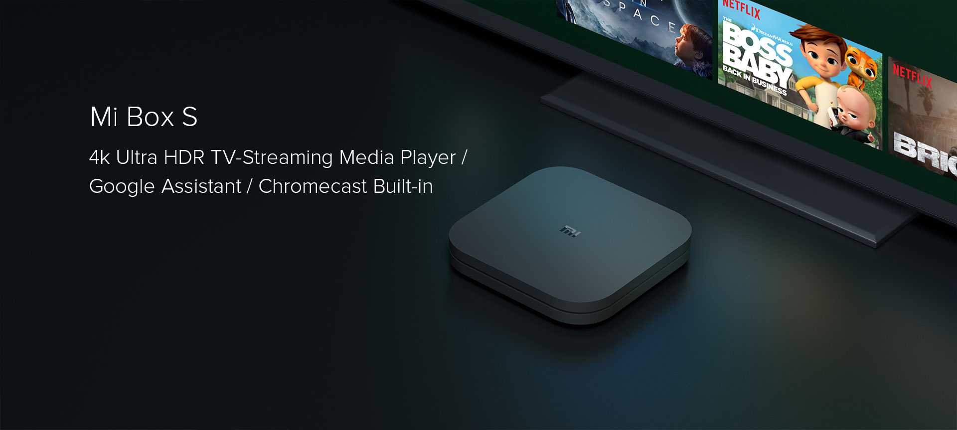 Mi Box s WIFI bluetooth TV Box Streaming Media Player Whosale