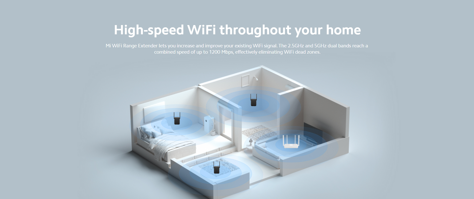 小米WiFi范围扩展器AC1200