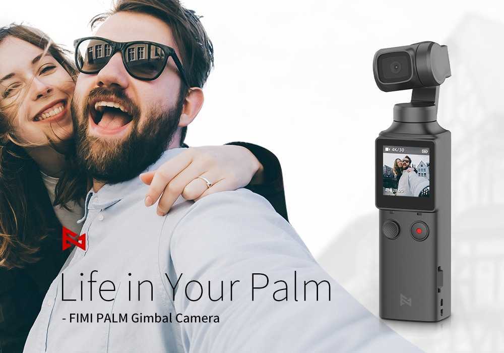 FIMI PALM 3-Axis 4K HD Handheld Gimbal Camera 128°