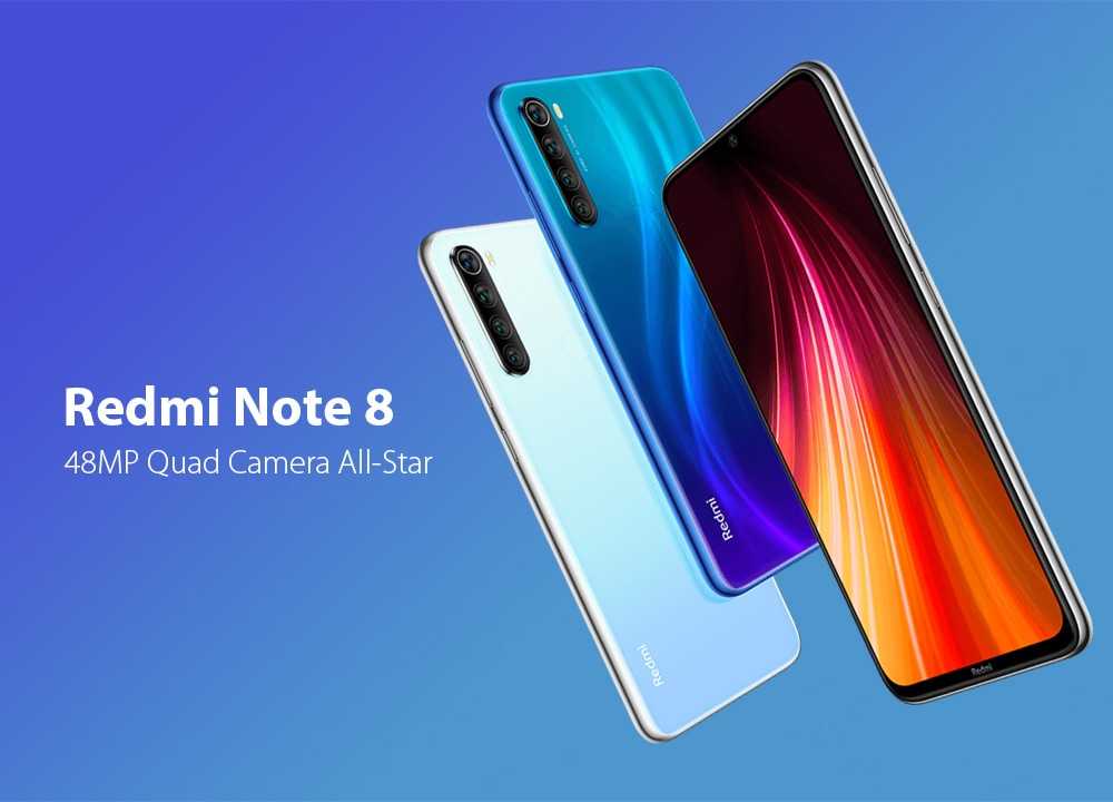 Xiaomi Redmi Note 8 4G Phablet 3GB RAM 32GB ROM- أزرق Xiaomi Redmi Note 8 4G Phablet 3GB RAM 32GB ROM- Blue