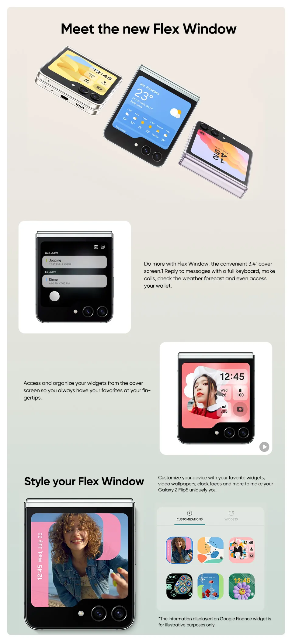 Samsung Galaxy Z Flip5  Smart Phone