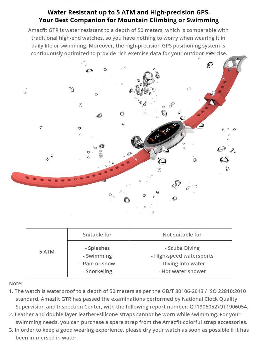 Умные часы AMAZFIT GTR, 42 мм, глобальная версия (продукт экосистемы Xiaomi), черный корпус из алюминиевого сплава, 42 мм AMAZFIT GTR 42mm Smart Watch Global Version (Xiaomi Ecosystem Product) - Black 42mm Aluminum Alloy Case