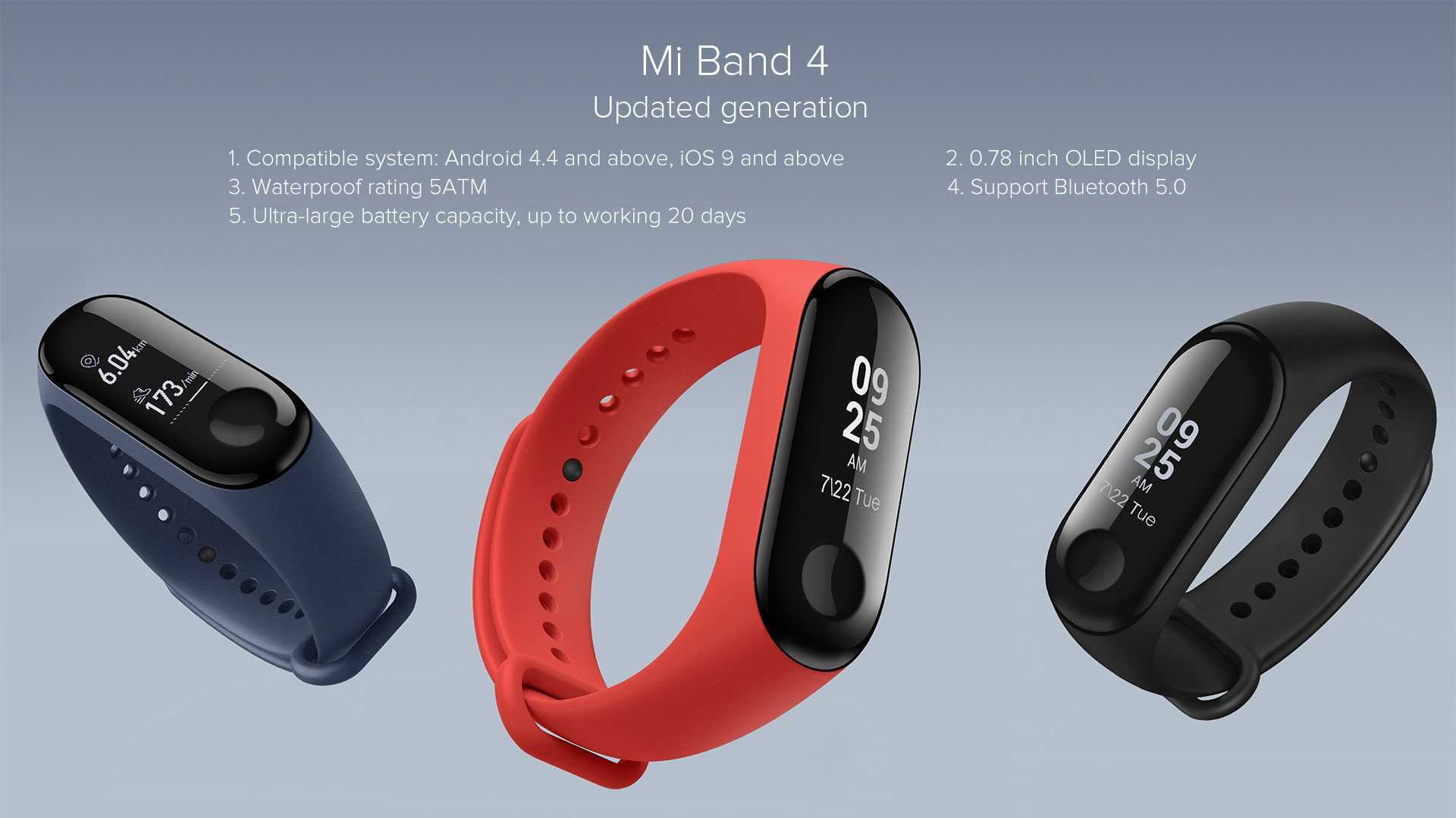 Xiaomi Mi Band 4 Smart Bracelet Wholesale