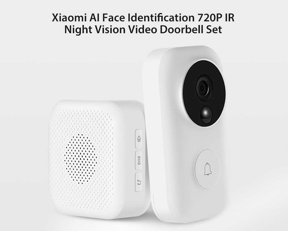 Xiaomi AI Face Identification 720P Video Doorbell Set