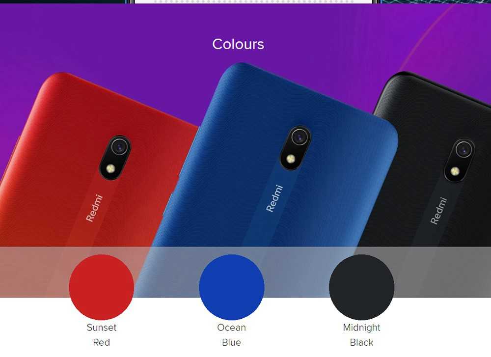 Xiaomi Redmi 8A 6.22 Inch 4G LTE Smartphone Snapdragon 439 2GB 32GB 12.0MP+8.0MP Dual Cameras Fingerprint ID Dual SIM MIUI 10 Global Version - Blue