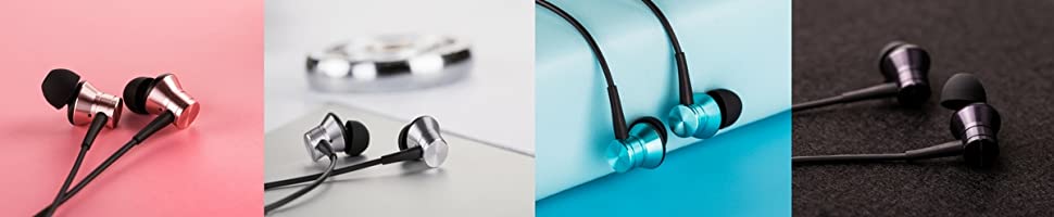 1MORE Piston Fit In-Ear Headphones Gray/Blue/Pink/Silver