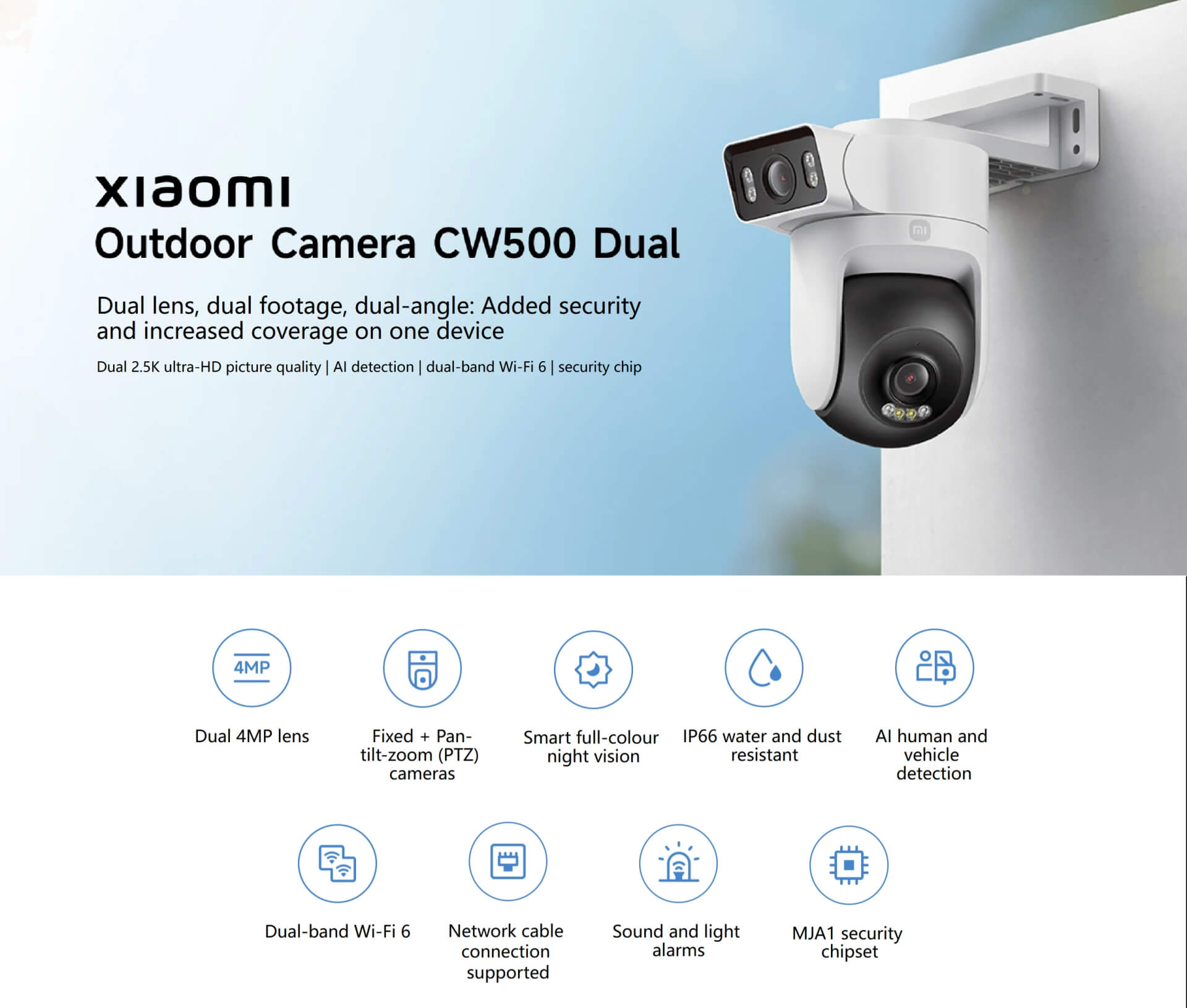 Xiaomi Outdoor Camera CW500 Dual