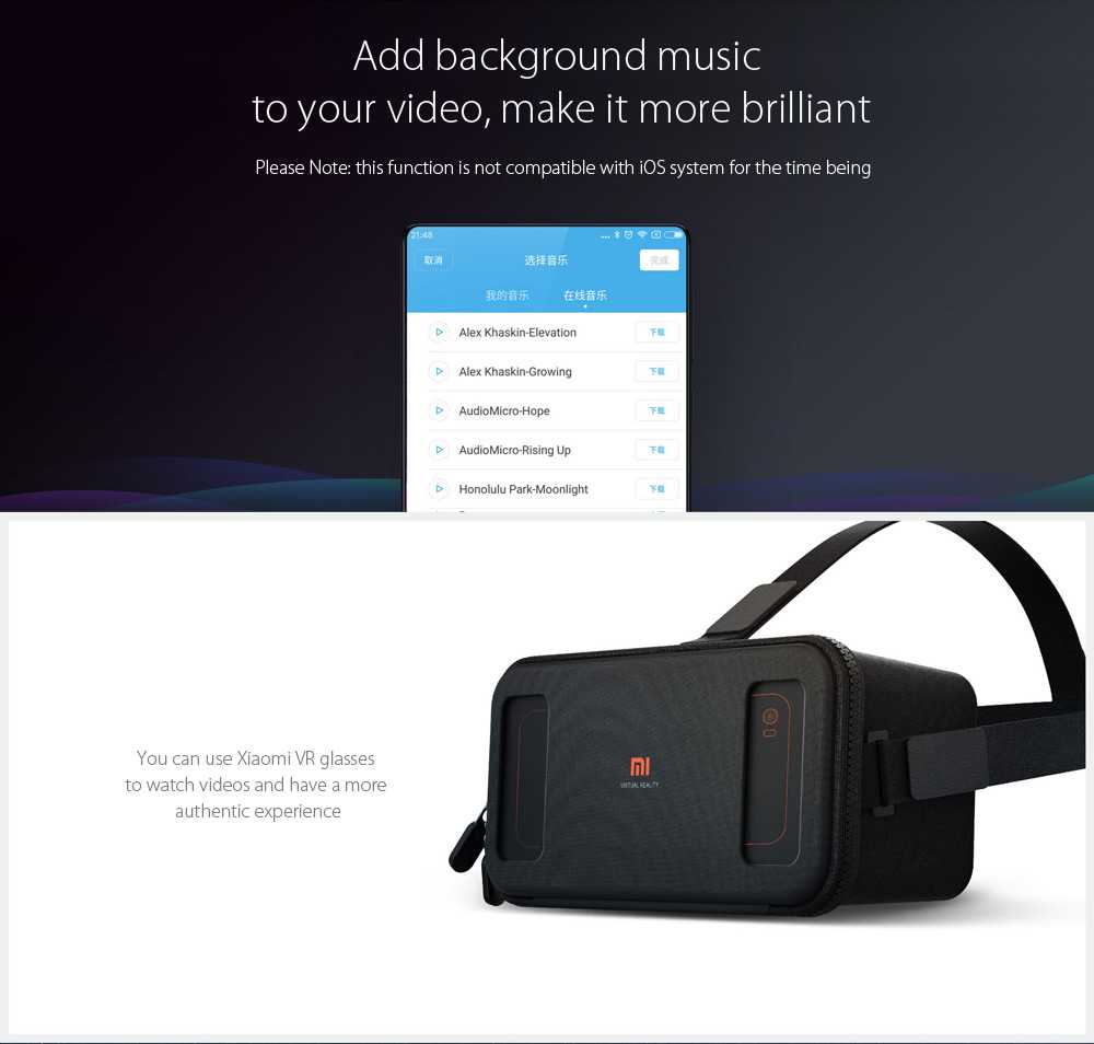 Câmera Xiaomi Mi Sphere 4K Câmera de ação panorâmica de 360 graus Chipset Ambarella A12 - Preto Edição Internacional Xiaomi Mi Sphere Camera 4K 360 Degree Panorama Action Camera Ambarella A12 Chipset- Black International Edition