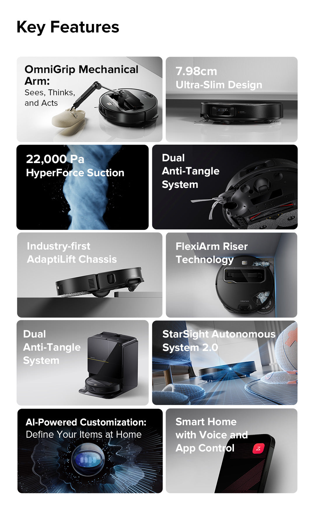 Roborock Saros Z70 Robotic Vacuum