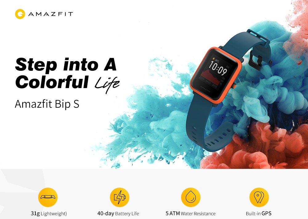 Características principais do Amazfit BIP S Amazfit Bip S Smart Watch Wholesale