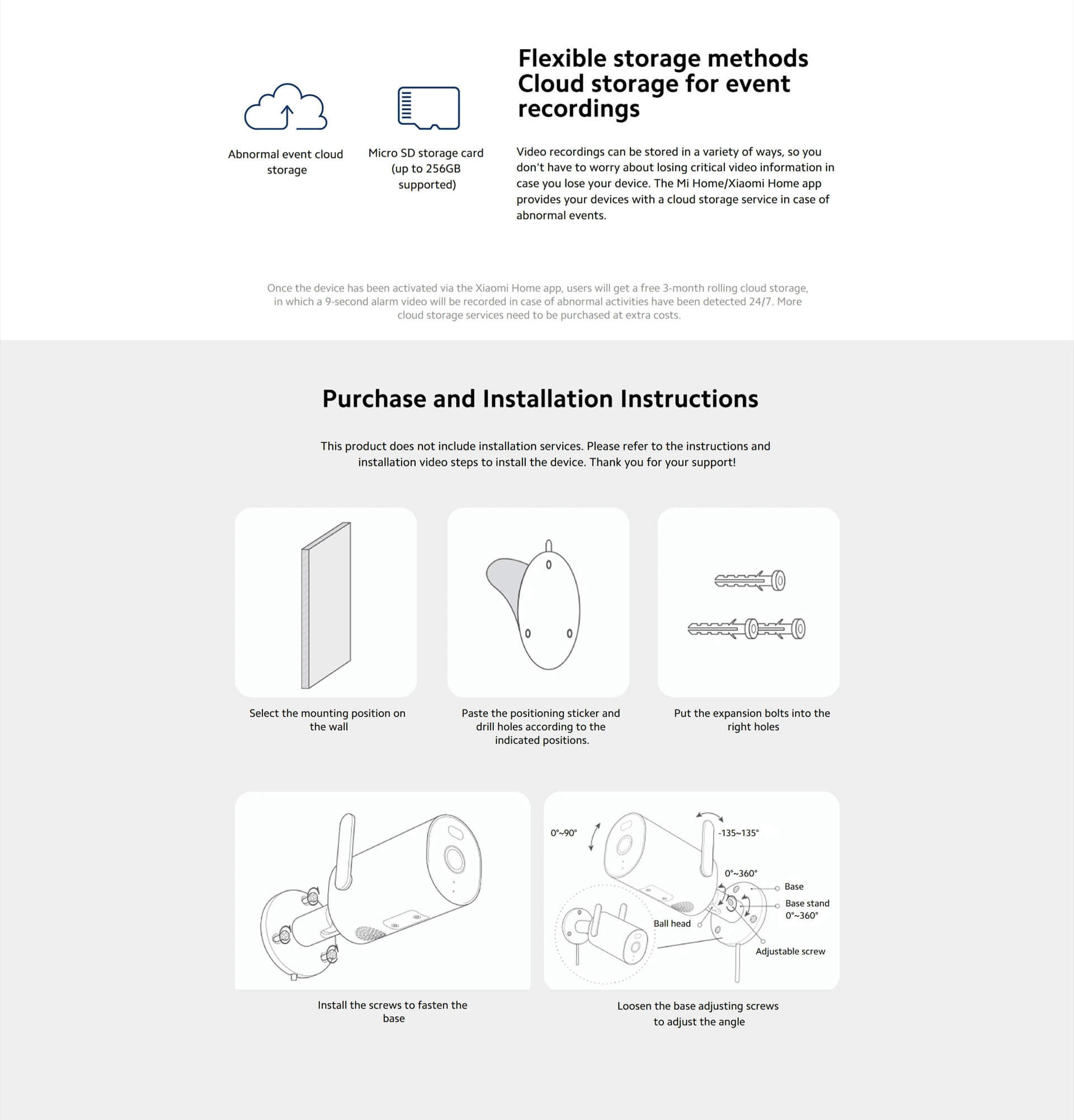 Xiaomi Outdoor Camera AW300