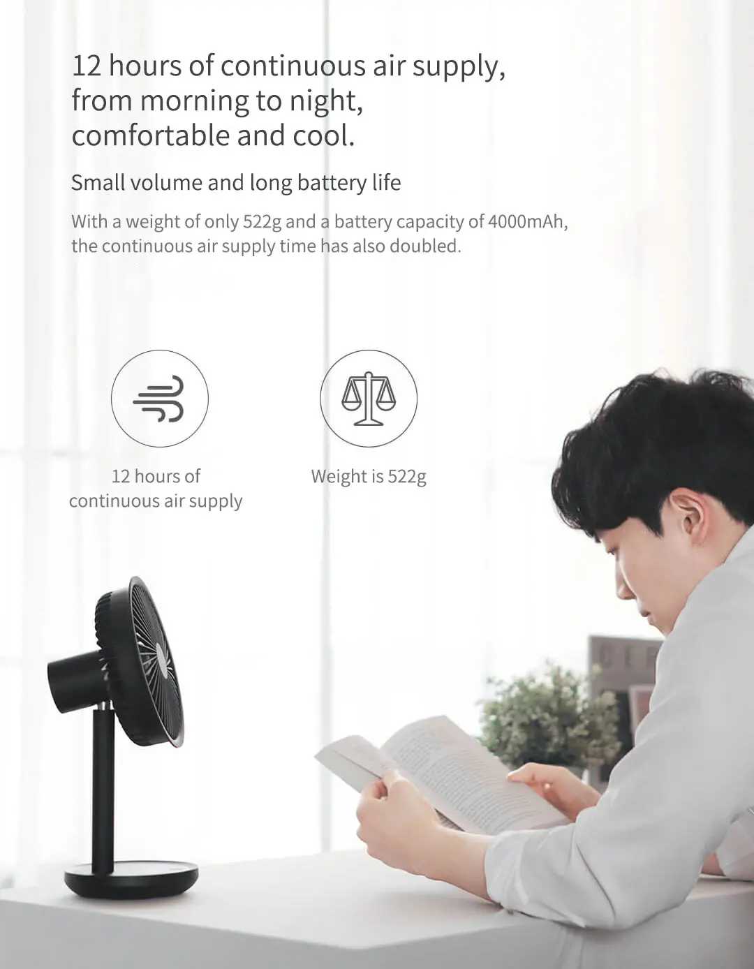 Xiaomi SOLOVE F5 USB Desk Fan