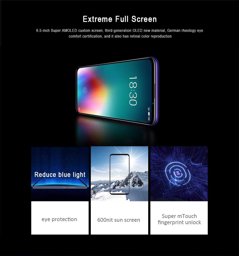 Meizu 16T 4G Phablet 8GB RAM 256GB ROM- Deep Blue Meizu 16T 4G Phablet 8GB RAM 256GB ROM- Deep Blue