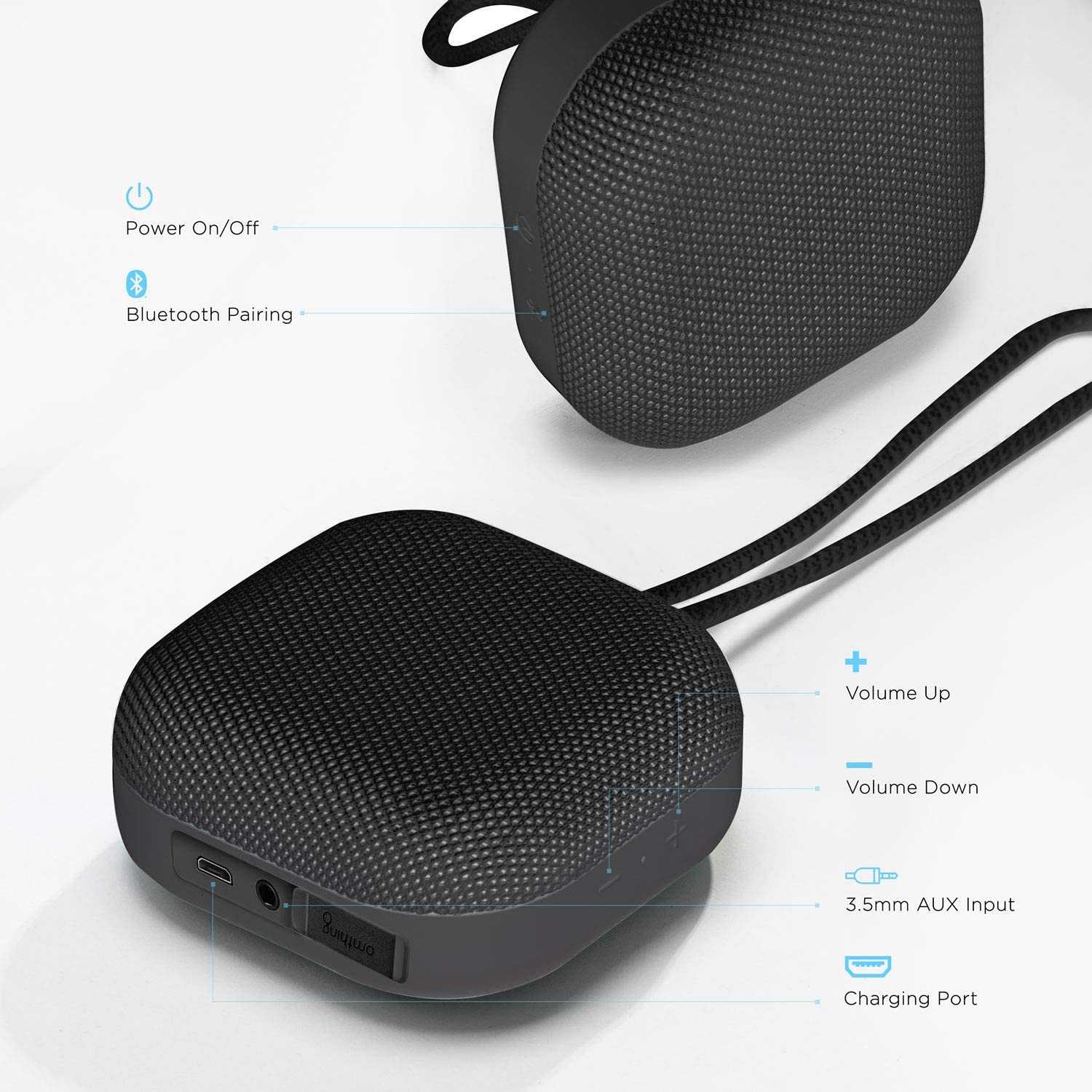 1MORE omthing Outdoor BT Speaker Black