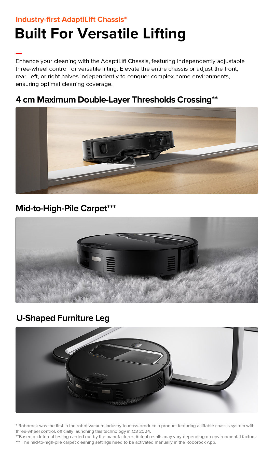 Roborock Saros Z70 Robotic Vacuum